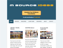 Tablet Screenshot of msourceideas.com